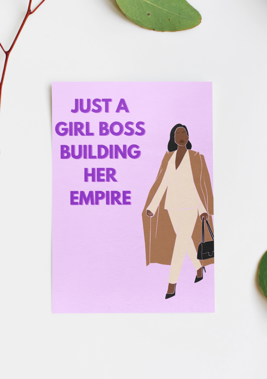 Girl Boss - A5 Print